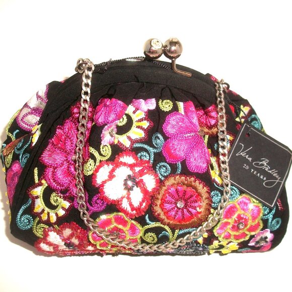 NWT Vera Bradley  25th Anniversary Limited Ed. Beaded, Embroidered Evening Bag - Picture 1 of 9